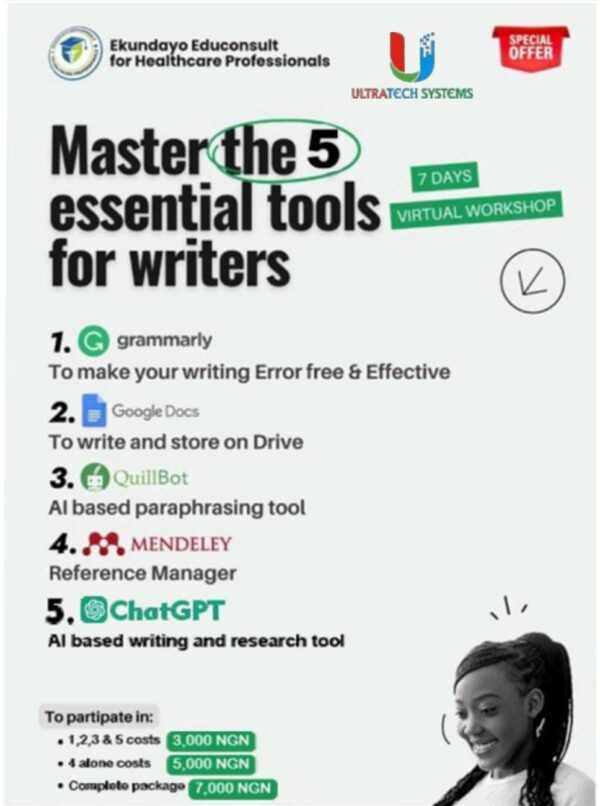 Essential Tools for Writers Course